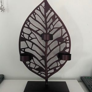 Leaf Shaped Candle Holder